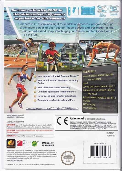 Summer Athletics 2009 - Wii (B Grade) (Genbrug)